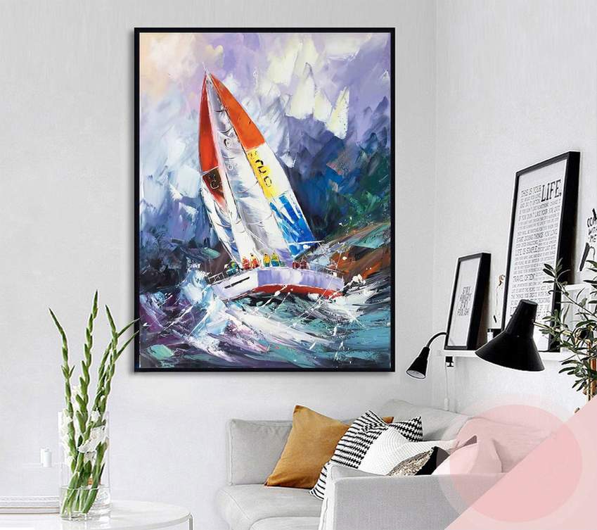 sailboat wall decor